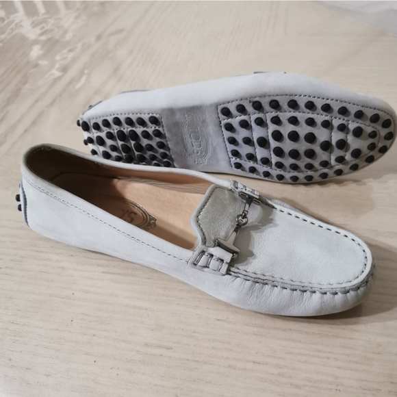 Tod's Suede Moccasin Loafers - Picture 5 of 16